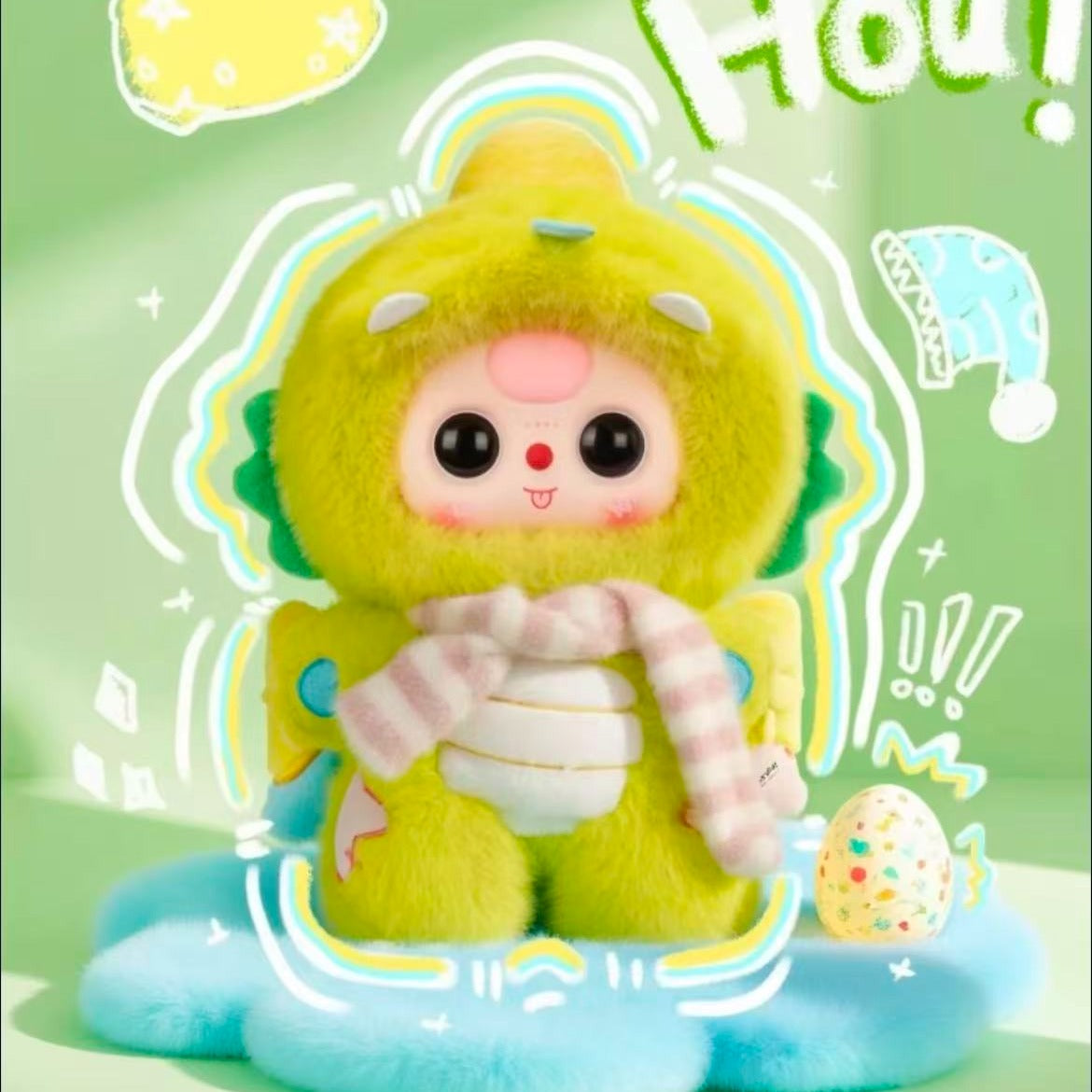 Luxury Animal Collection Toy, Sweet Dream Baby Three, Luxury Blind Box 400%, Cute Animals and Fruits Plush Dolls, Kawaii Style, Fun Toy, Suitable as Birthday Gift, Soft Cute Animal Charms, Cute Rabbit Series