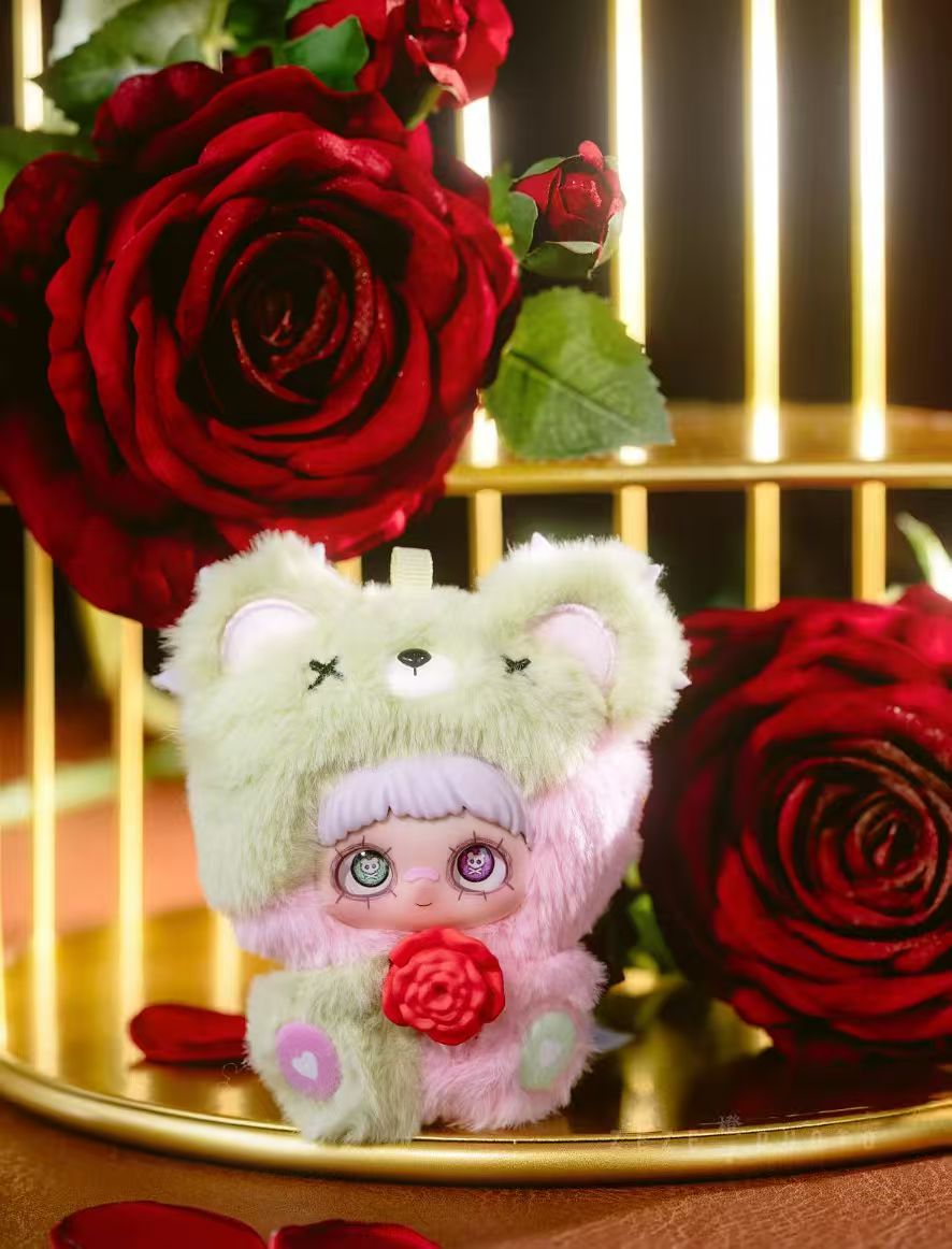 MayMei-May l love you serious plush blind box Cute stuffed Animal Fruits Plush Cute stuffed Animal Fruits Plush, Kawaii Mystery Collectible Toys Cute Soft Animals Charm Birthday Gifts(Cute Bunny Series)