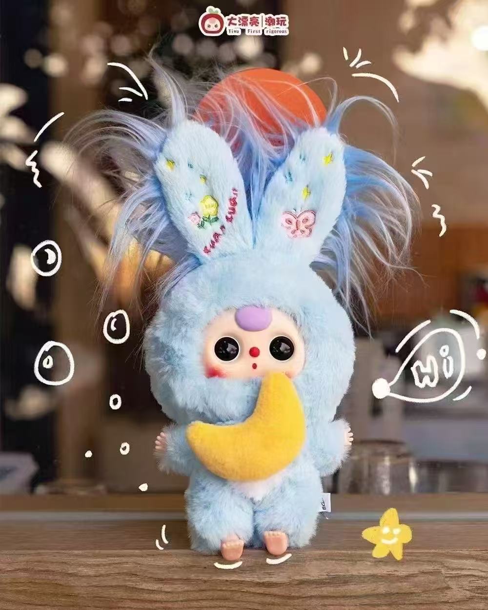 Baby Three Lily Rabbit Town V3 Series Plush Dolls, Blind Box