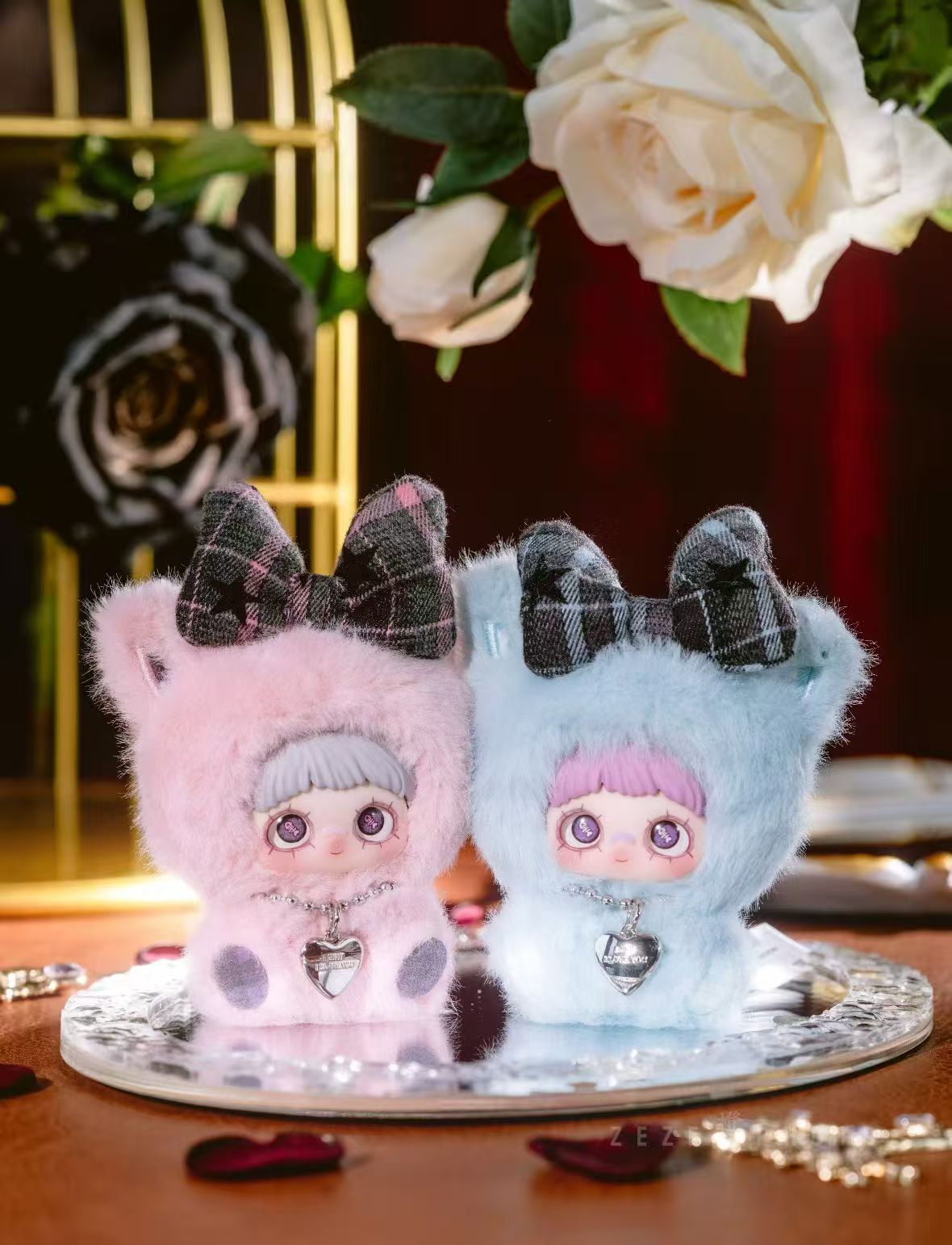 MayMei-May l love you serious plush blind box Cute stuffed Animal Fruits Plush Cute stuffed Animal Fruits Plush, Kawaii Mystery Collectible Toys Cute Soft Animals Charm Birthday Gifts(Cute Bunny Series)
