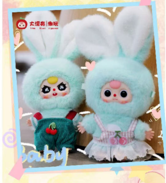 Baby Three Macaron Cute Bunny Series Plush Dolls, Blind Box
