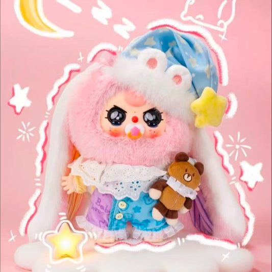 Luxury Animal Collection Toy, Sweet Dream Baby Three, Luxury Blind Box 400%, Cute Animals and Fruits Plush Dolls, Kawaii Style, Fun Toy, Suitable as Birthday Gift, Soft Cute Animal Charms, Cute Rabbit Series