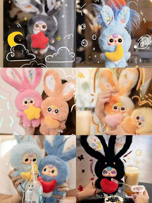 Baby Three Lily Rabbit Town V3 Series Plush Dolls, Blind Box